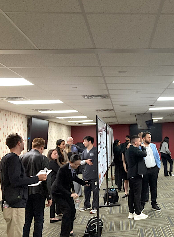 WesternU students attending Western U's Research Symposium in Nov 2024.