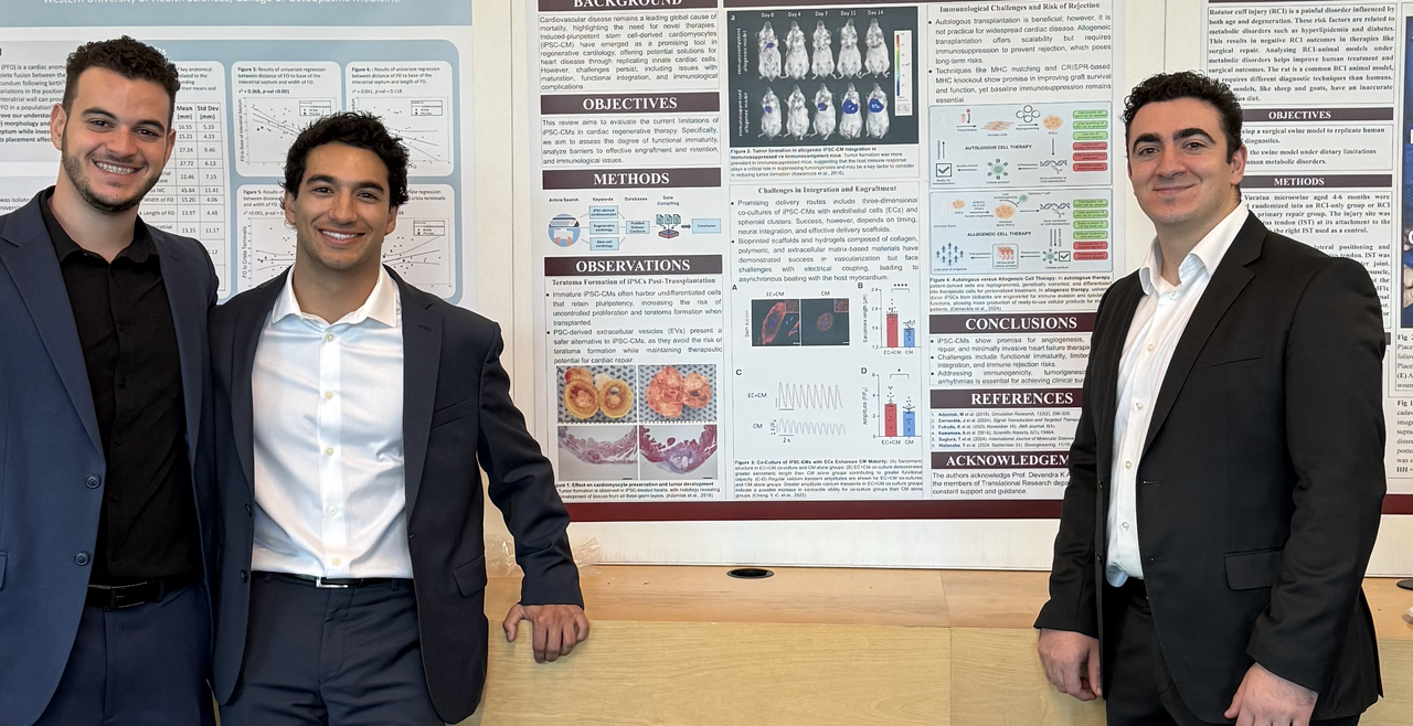 From left to right: Christopher Karma, Dominick Shoha, Edgmin Rostomian. 